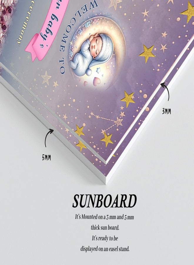 ثيم ماي بارتي تصميم حفل تسمية المولود | لافتات ترحيبية | لافتات ترحيبية مخصصة لحفل التسمية | ترحيب شخصي - Image 5